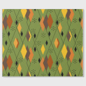 Atomic Diamonds der 70er Jahre Geschenkpapier (Flach)