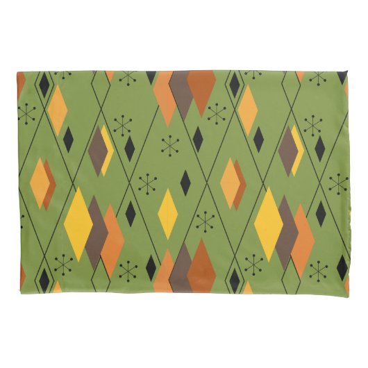 Atomic Diamonds der 70er Jahre Kissenbezug (Vorderseite)