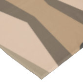 Atomic Era Abstract Columns Brown Tischdecke (Schrägansicht)