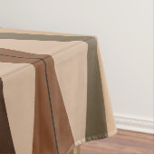 Atomic Era Abstract Columns Brown Tischdecke (Beispiel)