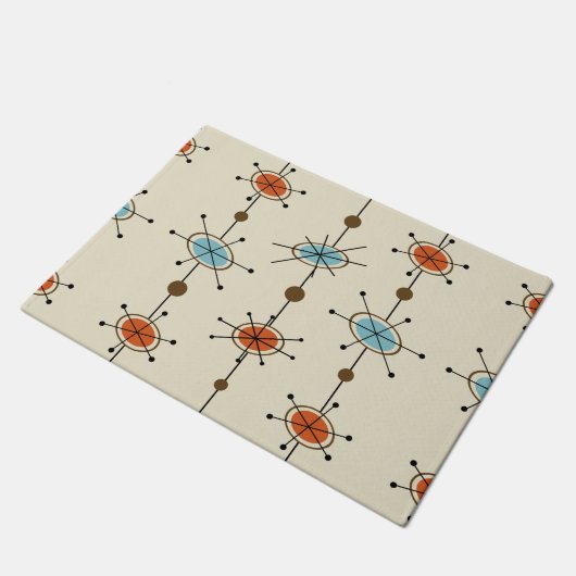 Atomic Era Fußmatte (Schrägansicht)