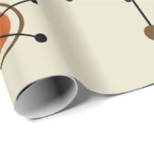 Atomic Era Geschenkpapier (Rolleneckpunkt)