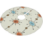 Atomic Era Polyester Weihnachtsbaumdecke (Schrägansicht)