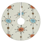 Atomic Era Polyester Weihnachtsbaumdecke (Vorderseite)