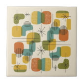 Atomic Era Starburst and Rounded Shapes #4 ID1224 Fliese (Vorderseite)