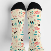 Atomic Flamingo Socken (Oben)