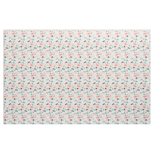 Atomic Flamingo Stoff (Fat Quarter (45,7 x 55,9 cm))