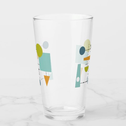 Atomic Flow Chart Geometric Shapes Mid Century Glas (Links)