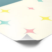 Atomic Futuristic Big Fins Coupe Car Fotodruck (Ecke)