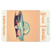 Atomic Futuristic Bubble Blaster Car Magnet (Horizontal)
