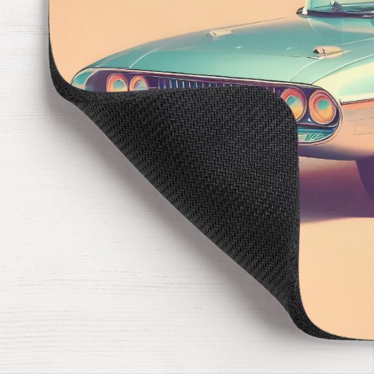 Atomic Futuristic Bubble Blaster Car Mousepad (Ecke)