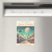 Atomic Futuristic New Florida Apartments Magnet (In Situ (Geschirrspüler))