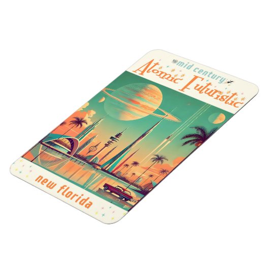 Atomic Futuristic New Florida Magnet (Linke Seite)