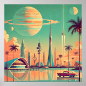 Atomic Futuristic New Florida Poster (Vorne)