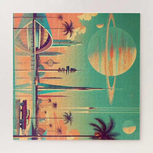 Atomic Futuristic New Florida Puzzle (Horizontal)