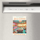 Atomic Futuristic Retro Florida Lounge Magnet (In Situ (Geschirrspüler))