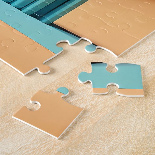 Atomic Futuristic Sky View Cruiser Car  Puzzle (Seite)