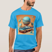 Atomic Futuristic Sky View Cruiser Car T-Shirt (Vorderseite)
