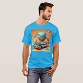Atomic Futuristic Sky View Cruiser Car T-Shirt (Vorne ganz)