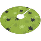 Atomic Green Sternexplosionen Weihnachtsbaumrock Polyester Weihnachtsbaumdecke (Schrägansicht)