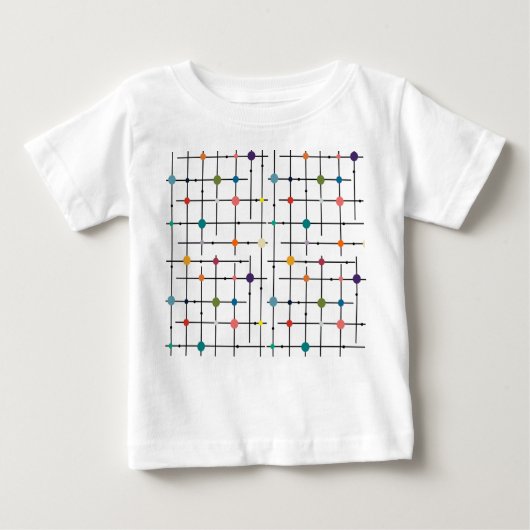 Atomic Grid Baby T-shirt (Vorderseite)