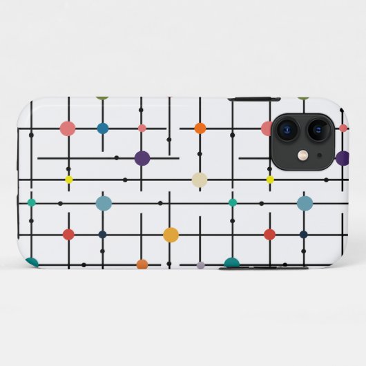 Atomic Grid Case-Mate iPhone Hülle (Rückseite (Horizontal))