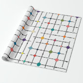 Atomic Grid Geschenkpapier (Ungerollt)