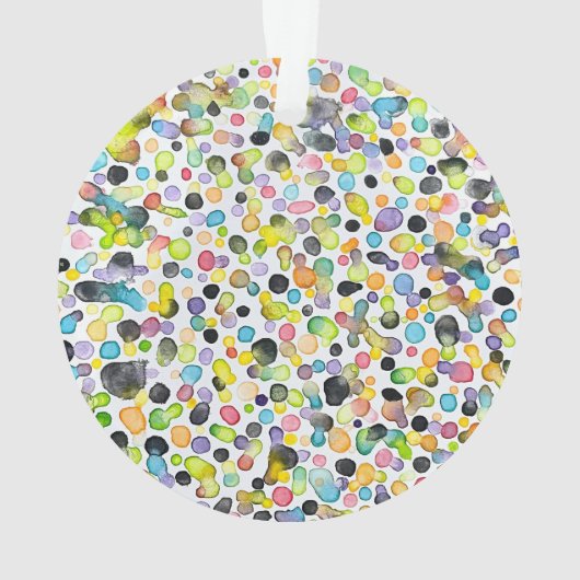 Atomic Gumdrops Acrylic Ornament (Rückseite)