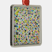 Atomic Gumdrops Gerahmte Ornament Aus Metall (Rechts)