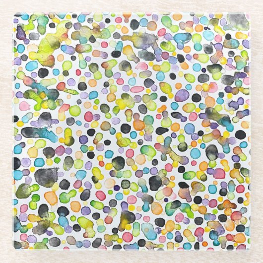 Atomic Gumdrops Glass Untersetzer (Vorderseite)