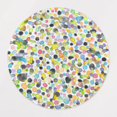Atomic Gumdrops wasserdichte Labels Etiketten (Design 1)