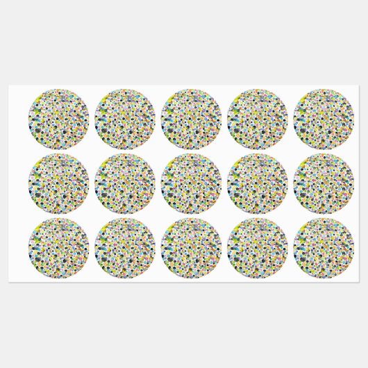 Atomic Gumdrops wasserdichte Labels Etiketten (Blatt)