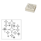 Atomic Illustration des Mittelalters Gummistempel (Stempel)