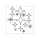 Atomic Illustration des Mittelalters Gummistempel (Prägung)