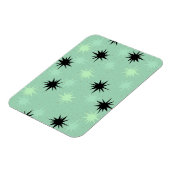Atomic Jade and Mint Sternexplosionen Flexible Mag Magnet (Linke Seite)