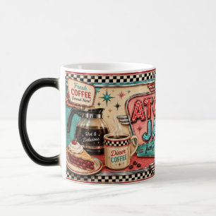Atomic Java Retro 1950er Jahre Diner Kaffeetasse