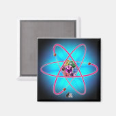 Atomic Jewels Magnet (Vorderseite/Rückseite)