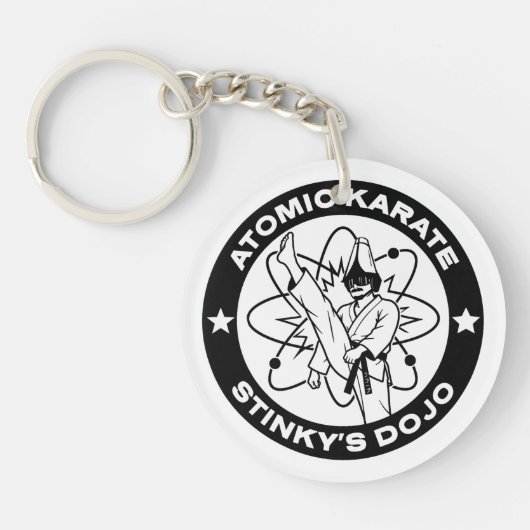 Atomic Karate - Stinkys Dojo Schlüsselanhänger (Vorderseite)