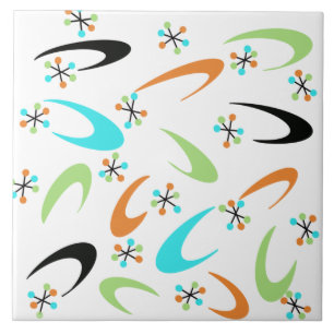 Atomic Keramik Tile aus dem Mittelalter Fliese