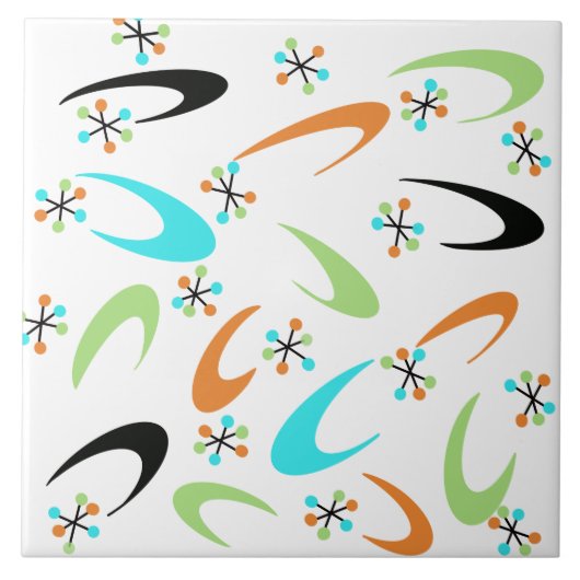 Atomic Keramik Tile aus dem Mittelalter Fliese (Vorderseite)