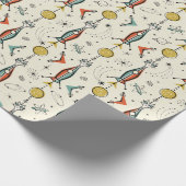 Atomic Kitty Rockets ©studioxtin Geschenkpapier (Ecke)