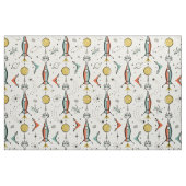 Atomic Kitty Rockets ©studioxtin Stoff (Fat Quarter (45,7 x 55,9 cm))
