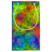 [Atomic Krawatte-Dye] Rainbow Peace Sign Fvor Gift Kleine Geschenktüte (Rückseite)