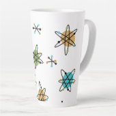 Atomic Latte Tasse Cup Mitte des Jahrhunderts (Rechte Ecke)