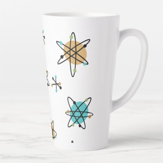 Atomic Latte Tasse Cup Mitte des Jahrhunderts (Rechts)