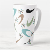 Atomic Latte Tasse Mitte des Jahrhunderts (Rechte Ecke)