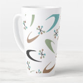 Atomic Latte Tasse Mitte des Jahrhunderts (Linke Ecke)