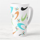 Atomic Latte Tasse Mitte des Jahrhunderts (Rechte Ecke)