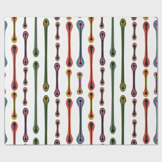 Atomic Lines  Geschenkpapier (Flach)