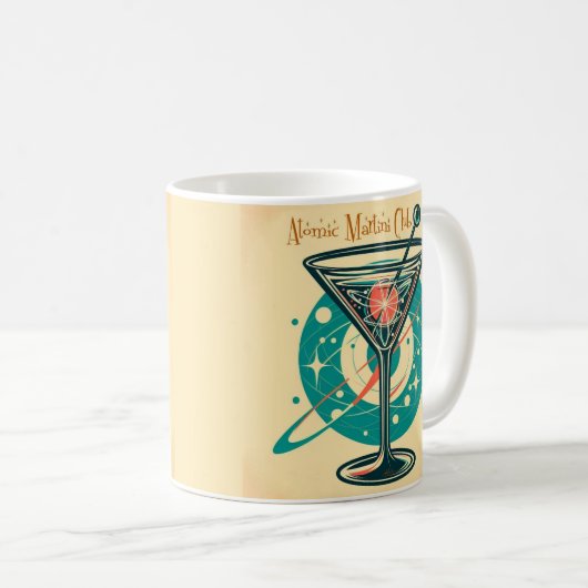 Atomic Martini Club Kaffeetasse (VorderseiteRechts)